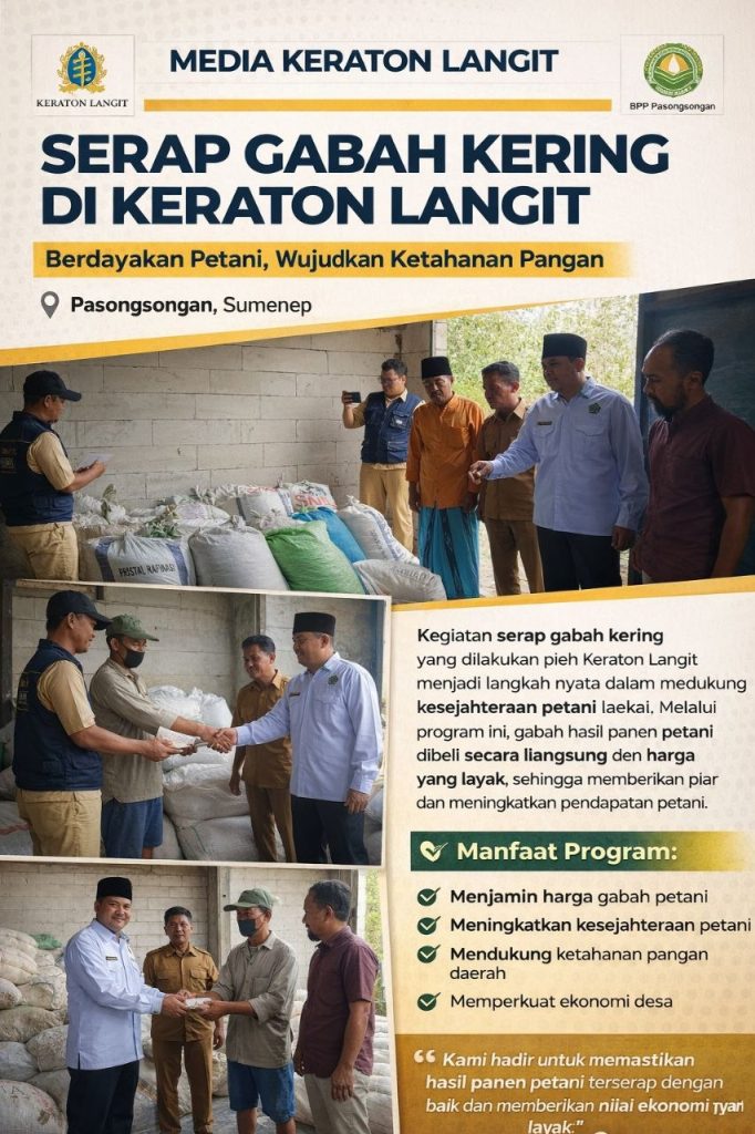 keraton langit seerap gabah petani